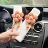 Funda protectora para hombro de cinturón de seguridad de coche, personalidad, dibujos animados lindos, disparando un par de diosa de dibujos animados suave alargado cinturón de seguridad de coche