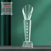 Crystal Trophy Company Evento Reunião Esportiva Metal Certificado de Treinamento Instituição Prêmio Estrela de Cinco Pontas Metal Banho de Ouro Troféu