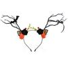 Tiara de Halloween engraçada tiara de borboleta preta tiara feminina ramo abóbora acessórios para cabelo decorações de Halloween grampo de cabelo