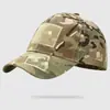 Boné de Baseball Bordado Camuflado Popular Transfronteiriço para Homens, Boné Tático Cp com Velcro, Boné com Proteção Solar para Montanhismo, Boné com Velcro