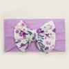 Diadema de Algodón con Estampado de Espiga Nuevo Europeo y Americano, Banda para el Cabello de Niños, Verano Fina de Color Sólido, Accesorios para el Cabello de Bebé, Pañuelo para la Cabeza de Niñas