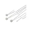 Estilo Ins Coreano Simple Elegante Diseño de Nicho Cadena para Clavícula Plata de Ley S925 Hueco Collar de Fuegos Artificiales Versátil