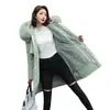 Nueva parka de longitud media para mujer, estilo coreano 2026 talla grande, abrigo de algodón con forro polar, chaqueta de algodón gruesa de invierno