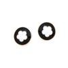 Aretes de botón redondos estilo Chanel de moda estilo coreano para combinar con todo, aretes de flor colgantes rosa dulce, aretes de flor de cinco pétalos para niña