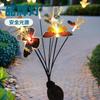 Luz Solar Borboleta Luz Vaga-Lume Luz de Paisagem para Pátio ao Ar Livre Luz Oscilante Decoração de Jardim Decoração de Pátio Transfronteiriça