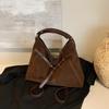 Bolsa Maillard de Comércio Exterior Feminina 2024 Outono e Inverno Nova Mochila Casual Multiuso Grande Capacidade Bolsa de Ombro
