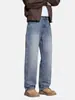 Ropa para Hombre Maple House / 2026 Primavera/Otoño Nuevos Jeans de Pierna Ancha Estilo High Street Americano, Corte Holgado, Adelgazantes, Pantalones Largos Versátiles