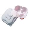 Caja de embalaje de blíster de PP para alimentos caja de embalaje personalizada caja de embalaje para helado pan al vapor caja de embalaje desechable para bollos rellenos al vapor congelados al por mayor
