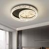 [Selección Estricta] Lámpara de Techo Circular Italiana Diseñador Luz Ahumada Lujo Avanzado Sentido Avanzado Espectro Completo Protección Ocular Lámparas de Habitación