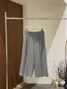 HOO Roupas Femininas de Outono High-End Corte Desconstruído Francês Solto Alta Inteligência Versátil para o Trabalho Calças Casuais KA6265