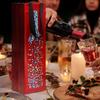 Bolsa para Botella Individual de Vino Tinto con Estampado de Lámina Láser, Bolsa de Tela No Tejida Personalizada, Bolsa de Compras Ecológica Personalizada, Bolsa de Papel de Aluminio Personalizada