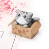 Gatos de Bola Creativos de Dibujos Animados Gato Lindo Decoraciones de Escritorio Juguete Adornos Muñeca Linda Decoración de Muñeca