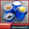 Adesivo de espelho PET decoração de palco folha de bobina de espelho pet com adesivo fabricante de máscara refletora autoadesiva