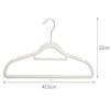 Percha de flocado multifuncional, venta al por mayor, de plástico, antideslizante, sin costuras, para colgar ropa, organizador de armario multifuncional