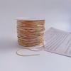 Accesorios para joyería DIY cadena de alambre dorado cadena de hueso de serpiente material de borla cadena para la clavícula femenina 100 metros una salida de fábrica