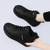 Zapatos Casuales Cómodos de Caña Alta con Suela Suave para Mujer 2026 Invierno Nuevo Estilo de Moda con Forro de Felpa Añadido y Zapatos de Algodón Deportivos de Caña Baja Engrosados con Cordones