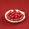 Cuentas Sueltas de Cinabrio Crudo Natural, Arena Dorada Púrpura, Arena Imperial, Cuentas Redondas de Alto Contenido, Cuentas Individuales para Ensartar Pulseras DIY en el Año de Nacimiento