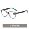 Óculos de Leitura Redondos Retrô com Filtro de Luz Azul, Novo Estilo para Mulheres, Estilo Doce com Armação de Rebite, Óculos Sem Grau Masculinos Que Fazem o Rosto Parecer Menor, Óculos de Leitura