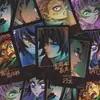 9 Tarjetas Polaroid de Demon Slayer, Merchandising de Demon Slayer, Tarjetas Coleccionables Exquisitas de Alta Calidad Hechas a Mano para una Sola Persona