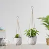 Bolsa de Malla para Maceta, Venta Caliente Transfronteriza Jardinería Planta Tejida a Mano de Algodón Maceta Colgante Decorativa Bolsa de Malla para Plantas