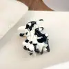 Pinza de agarre de ácido acético de alta gama transfronteriza europea y americana, elegante y a la moda, hermosa pinza para cola de caballo para cabello roto, accesorios para el cabello personalizados, sencillos y combinables.