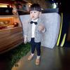 Ropa de Primavera para Niños 2022 Conjunto de Traje de Pata de Gallo para Niño Chaqueta Pequeña Conjunto de Dos Piezas para Bebé Moderno Casual Versátil