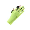 Luvas de Proteção Solar para Homens e Mulheres, Estilo Fino, Pesca ao Ar Livre, Ciclismo, Dirigindo, Esportes, Antiderrapante, Sem Dedos, Malha, Respirável, Luvas de Verão