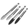 Pinza para alimentos de acero inoxidable transfronteriza de 9 y 12 pulgadas, para pan, barbacoa, bistec, buffet, pinza para alimentos de cocina