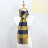 Bufanda de Cachemir Imitación Invierno Versátil Cálida Engrosada Cuadros Nueva Bufanda Versátil Bufanda para Mujer