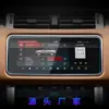 Adecuado para película templada de navegación para 24 Range Rover, película protectora para pantalla de instrumentos y control central, accesorios de interior de coche