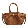 Diseño de nicho bolso de nicho tendencia casual 2026 bolso tipo cubo retro plisado gran capacidad bolso de hombro de axila