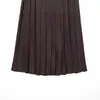 Ropa Europea y Americana de Mujer Transfronteriza, Moda Popular de Venta Caliente de Aliexpress, Falda Larga de Pliegues Anchos