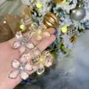 Brincos Grandes Exagerados Celebridade da Internet Coreana Cristal Francês de Alta Qualidade Grande Joia Flor Pinos de Prata Esterlina Brincos para Mulheres