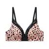 Fecho Frontal Duplo Renda Sexy Push-up Sem Costura Roupa Íntima Busto Pequeno Parece Maior Levanta Anti-Queda Sutiã Decote Profundo Belo Busto Novo