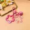 Colgante de campana de pentagrama de colores de caramelo, llavero con cuentas, accesorio decorativo colorido para bolso y funda de auriculares, venta al por mayor