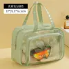 Bolsa de cosméticos portátil de viaje de PU, impermeable, gran capacidad, para guardar cosméticos, ideal para la natación