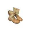 Botas Martin para Mujer 2026 Nuevo Otoño Merade Bloque de Color Retro Estilo Callejero Botines Delgados Tacón Grueso Botas Western Apiladas