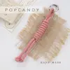 Estilo Coreano Personalidad Ins Popular en Internet Color Lanyard Colgante Corto Colgante Bolsa Bolsa de Cuerda Corta Llavero Colgante de Bolsa