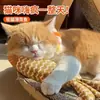 Nuevo Juguete para Gatos para Entretenimiento Propio y Alivio del Aburrimiento, Pez de Hierba Gatera Duradero para Gatitos, Juguete para Gatos Pez de Hierba Gatera de Lino para la Dentición