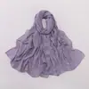 Lenço de Chiffon com Pérolas, Novo Estilo, Gota d'Água de Strass Premium, Lenço Étnico Hui, Lenço de Cabeça Malaio, Hijab