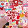100 piezas Día de San Valentín AMOR AMOR pegatinas de grafiti Arte texto en inglés cuaderno teléfono móvil pegatinas impermeables al por mayor