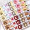 Nueva simulación de comida, juego de donas, helados, decoración de uñas, joyas, galletas, dibujos animados, uñas, lindos accesorios de joyería de resina.