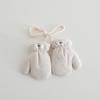 Guantes y Bufanda para Bebé Otoño e Invierno Estilo Coreano Color Sólido Manoplas con Felpa Interior Bufanda Cálida a Prueba de Viento para Exterior Infantil