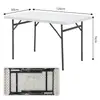 Mesa Plegable Moderna Simple Portátil Mesa de Camping para Exteriores Fabricante Venta al por Mayor Mercado Nocturno Mesa Larga para Montaje de Puesto