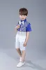 Traje de Coro Infantil 1 de Junio Pantalones con Tirantes para Niño Traje de Vestido con Lentejuelas Traje de Recitación de Poesía Infantil