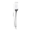 Acero inoxidable 304 Opel tenedor cuchillo de bistec cuchara mango grueso vajilla de acero inoxidable fabricantes de hoteles occidentales al por mayor
