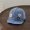 Boné de Baseball para Bebê em Formato de Coração, Estilo Fino para Primavera e Outono, Chapéu de Sol com Aba Macia para Meninos e Meninas, Novo Modelo 2026, Chapéu de Sol Protetor Solar Pequeno Cowboy