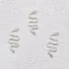Nuevo arte de uñas de serpiente de aleación decoraciones doradas y plateadas accesorios para uñas decoración popular para uñas de celebridades de internet joyería para uñas
