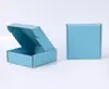 Caja de Avión de Colores Tamaño Pequeño y Grande Empaque Express Caja de Cartón Extra Dura Cuadrada Papel Kraft Logo Impreso