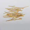 Accesorios de lámpara de cristal metálico hebilla de puerta alfiler colgante bola de cristal fondo plano alfiler en T DIY gancho para cortina de cuentas material de iluminación